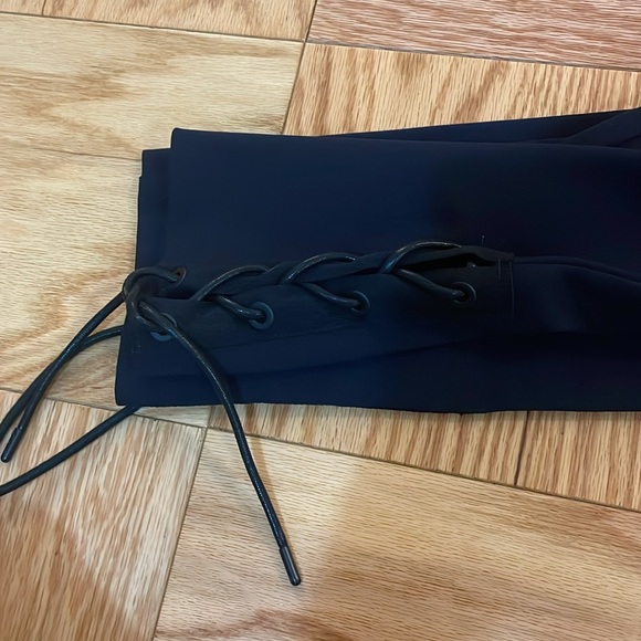 Rag & Bone Simone Navy Lace-Up Pants - Picture 10 of 11